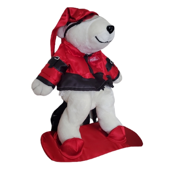 1997 Coke Bear Backpack HTF RARE NOS - Picture 2 of 7